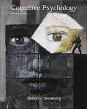 Cover of Cognitive psychology by Robert J. Sternberg