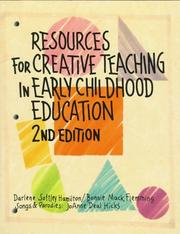 Cover of: Resources for creative teaching in early childhood education