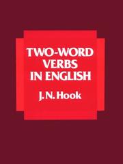 Cover of: Two-Word Verbs in English by J. N. Hook