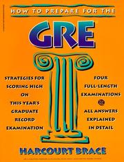 Cover of: How to prepare for the GRE