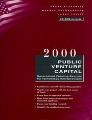 Cover of: Public Venture Capital by Henry Etzkowitz, Magnus Gulbrandsen, Janet Levitt, Henry Etzkovitz, Henry Etzkowitz, Magnus Gulbrandsen, Janet Levitt, Henry Etzkovitz