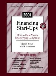 Cover of: Financing Start-Ups: How to Raise Money for Emerging Companies 2001