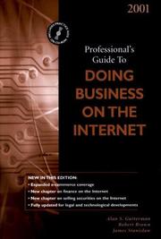 Cover of: 2001 Professional's Guide to Doing Business on the Internet