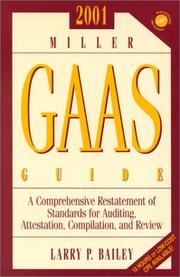 Cover of: 2001 Miller GAAS Guide by Larry P. Bailey