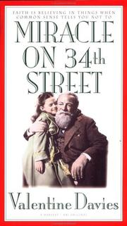 Cover of: Miracle on 34th Street by Valentine Davies