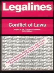 Cover of: Conflict of laws: adaptable to fifth edition of Cramton casebook