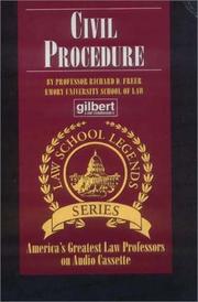 Cover of: Civil Procedure (Law School Legends Series)