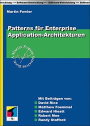 Cover of: Patterns für Enterprise Application-Architekturen