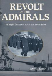 Cover of: Revolt of the Admirals by Barlow, Jeffrey G.