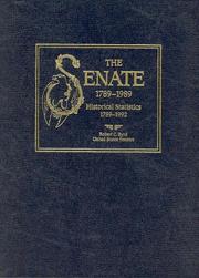 Cover of: Senate, 1789-1989, V. 4: Historical Statistics, 1789-1992