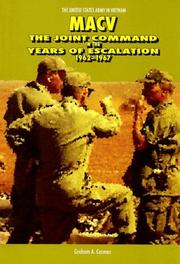 Cover of: MACV: The Joint Command in the Years of Escalation, 1962-1967 (United States Army in Vietnam)