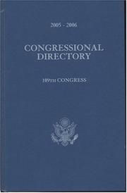 Cover of: Official Congressional Directory, 2005-2006 by 