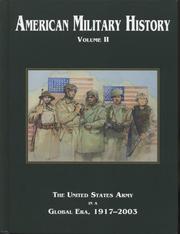 Cover of: American Military History, Volume II by 