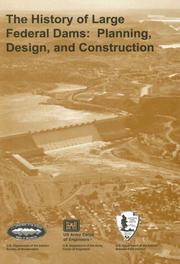 Cover of: The History of Large Federal Dams by David P. Billington, Donald C. Jackson, Martin V. Melosi