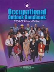 Cover of: Occupational Outlook Handbook 2006-2007