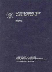 Cover of: Synthetic Aperture Radar Marine User's Manual