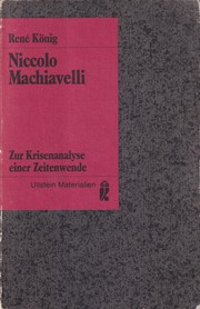 Cover of: Niccolo Machiavelli by 