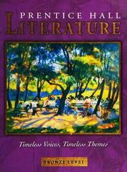 Cover of Prentice Hall Literature - Timeless Voices, Timeless Themes - Bronze Level
