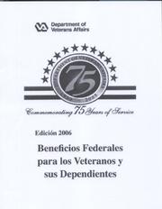 Beneficios Federales Para Veteranos y sus Dependientes, 2006 by Office of Public Affairs Veterans Affairs Dept.