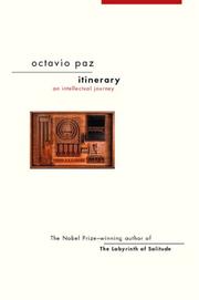 Cover of: Itinerary by Octavio Paz