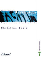 Cover of: Advanced Subsidiary Psychology