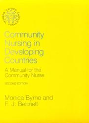 Cover of Community nursing in developing countries