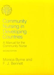 Cover of: Community nursing in developing countries | Monica Byrne