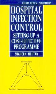 Hospital infection control by Shaheen Mehtar