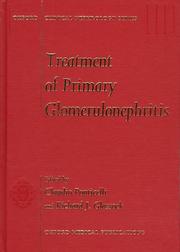 Cover of: Treatment of primary glomerulonephritis by Claudio Ponticelli and Richard J. Glassock.