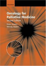 Cover of: Oncology for palliative medicine by Peter J. Hoskin