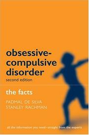 Cover of: Obsessive--compulsive disorder: the facts