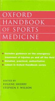 Cover of: Oxford handbook of sports medicine