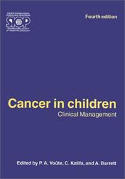 Cover of: Cancer in Children by Ann Barrett