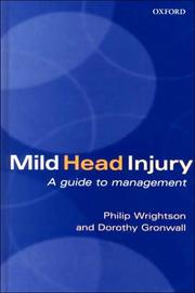 Cover of: Mild Head Injury: A Guide to Management