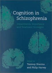 Cover of: Cognition in Schizophrenia by 