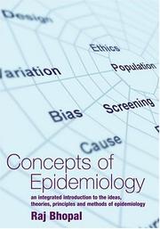 Cover of: Concepts of Epidemiology by Raj Bhopal