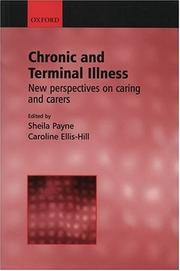 Cover of: Chronic and Terminal Illness: New Perspectives on Caring and Carers