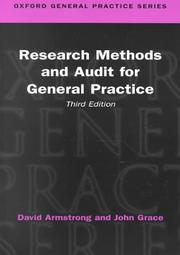 Cover of: Research Methods and Audit for General Practice