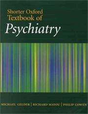 Cover of: Shorter Oxford Textbook of Psychiatry