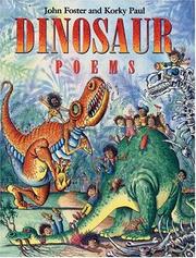 Cover of: Dinosaur poems
