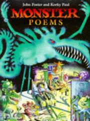 Cover of: Monster poems