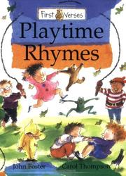 Cover of: Playtime Rhymes (First Verses) by 