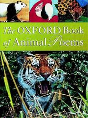 Cover of: The Oxford Book of Animal Poems