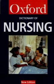 A dictionary of nursing by Tanya A. McFerran