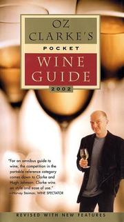Cover of: Oz Clarke's Pocket Wine Guide 2002 (Oz Clarke's Pocket Wine Guides) by Oz Clarke