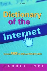 Cover of: Dictionary of the Internet by Darrel Ince