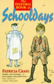 Cover of: The Oxford book of schooldays