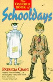 Cover of: The Oxford book of schooldays by edited by Patricia Craig.