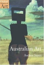 Cover of: Australian art