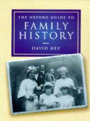 Cover of: The Oxford guide to family history by David Hey